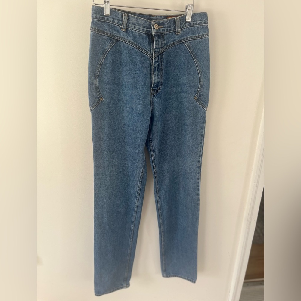 High Rise Blue Jeans - Picture 2 of 2